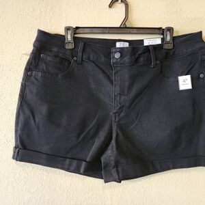 Time and Tru Dark Jean Shorts